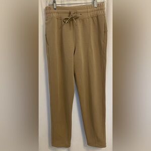 Lulemon women’s knit pants, light camel color, sz 6, drawstring & elastic waist